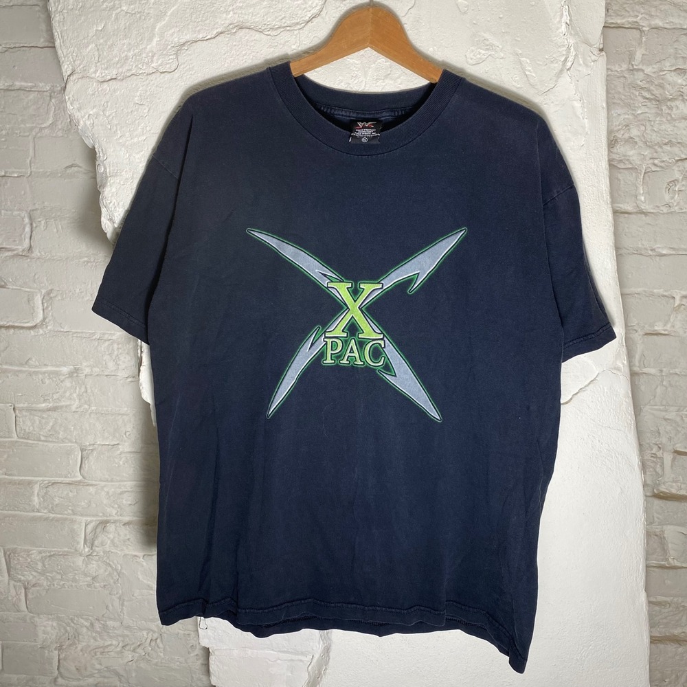 Vintage 1999 WWF X-Pac D-Generation X Wrestling T-Shirt Double Sided Mens XL